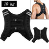 10kg Running Weight Jacket Weighted Vest Outdoor Sport Boxing Training Workout